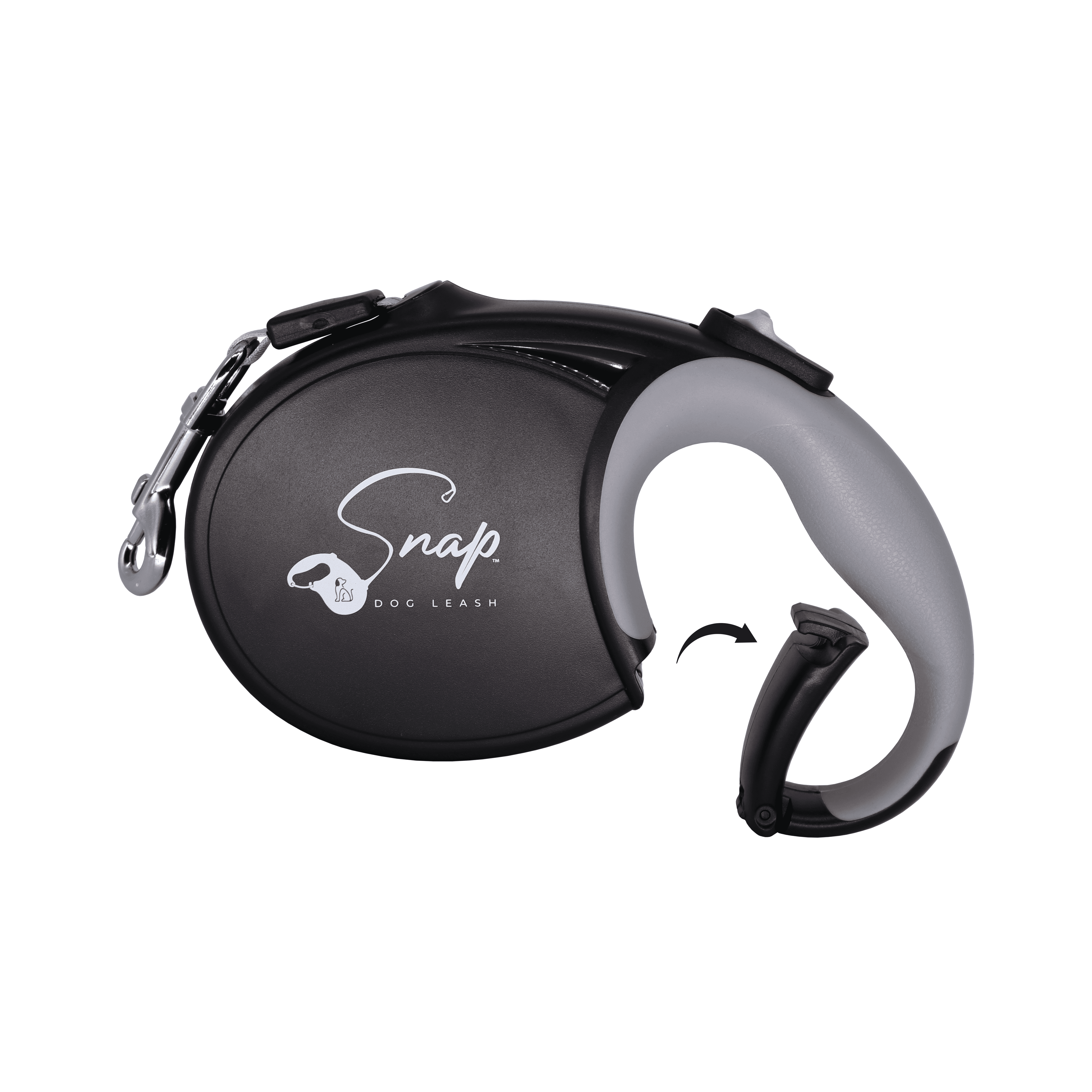 Snap Dog Leash retractable dog leash with built-in clip product photo